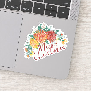 Vrolijk Kerstfeest Halloween Nieuwjaar Sticker