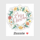 Vrolijk Kerstfeest Halloween Nieuwjaar Sticker (Vel)