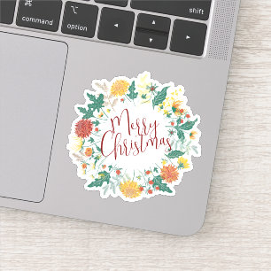 Vrolijk Kerstfeest Halloween Nieuwjaar Sticker