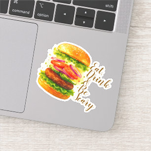 Vrolijk Kerstfeest Halloween Nieuwjaar Sticker