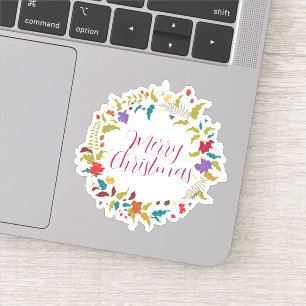 Vrolijk Kerstfeest Halloween Nieuwjaar Sticker