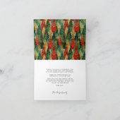 Vrolijk Kerstfeest Handgeschreven Typografie Foto Feestdagen Kaart (Binnen)