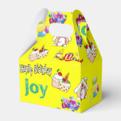 Vrolijk Kerstfeest Happy Birthday Gable Favoriete  Bedankdoosjes (Achterkant)