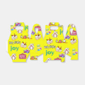 Vrolijk Kerstfeest Happy Birthday Gable Favoriete  Bedankdoosjes (Uitgevouwen)