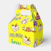 Vrolijk Kerstfeest Happy Birthday Gable Favoriete Bedankdoosjes (Voorkant Zijde)