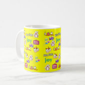 Vrolijk kerstfeest Happy Birthday Mok (Voorkant links)