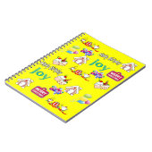 Vrolijk kerstfeest Happy Birthday Notitieboek (Linkerzijde)