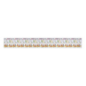 Vrolijk Kerstfeest Happy Birthday Ribbon Grosgrain Lint (Voorkant)