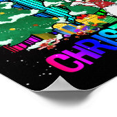 Vrolijk kerstfeest Happy Family Xmas - viering ker Poster (Hoek)