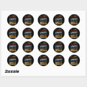 Vrolijk kerstfeest Happy Hanukkah Happy Kwanzaa Ronde Sticker (Vel)