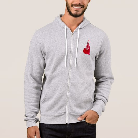 Vrolijk kerstfeest Happy Holiday Home voor Kerstmi Hoodie (Voorkant)