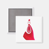 Vrolijk kerstfeest Happy Holiday Home voor Kerstmi Magneet (Voorkant / Achterkant)