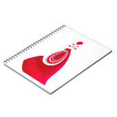 Vrolijk kerstfeest Happy Holiday Home voor Kerstmi Notitieboek (Linkerzijde)