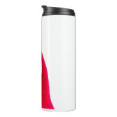 Vrolijk kerstfeest Happy Holiday Home voor Kerstmi Thermosbeker (Geroteerd rechts)