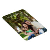 Vrolijk kerstfeest Happy Nieuwjaar Aangepaste foto Magneet (Rechterzijde)