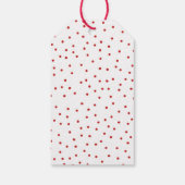 Vrolijk kerstfeest Happy Nieuwjaar foto Aangepast Cadeaulabel (Achterkant)