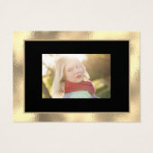 Vrolijk kerstfeest Happy Nieuwjaar invoegen Foto K Visitekaartje (Achterkant)