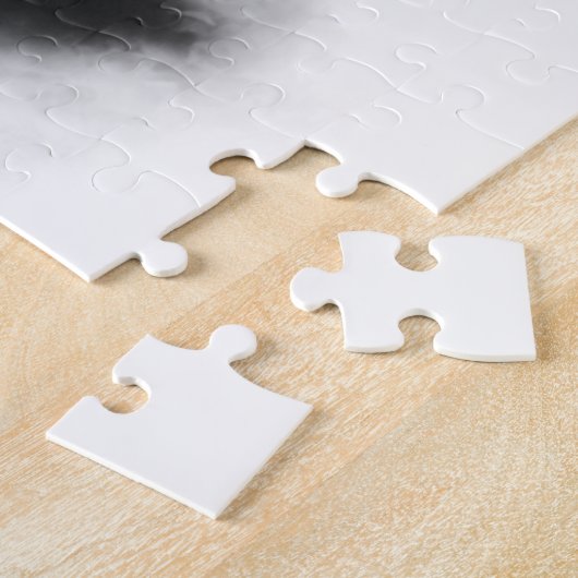 Vrolijk kerstfeest Happy Skater Gnome met cadeaus Legpuzzel (Zijkant)