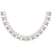 Vrolijk kerstfeest - Happy Snowmans kerstfeest Vlaggetjes (Alle)