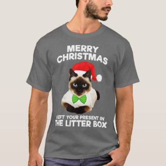 Vrolijk kerstfeest heb ik je Cadeau in de vuilnisb T-shirt