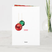 Vrolijk kerstfeest, heldere Happy Colors Feestdagen Kaart (Achterkant)