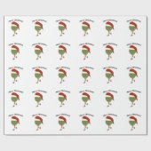 Vrolijk kerstfeest! Het runnen van Artichoke Cadeaupapier (Vlak)