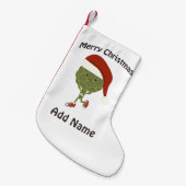 Vrolijk kerstfeest! Het runnen van Artichoke Kleine Kerstsok (Voorkant (Hangend))