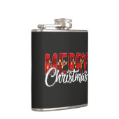 Vrolijk kerstfeest heupfles (Rechts)