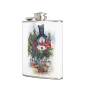 Vrolijk kerstfeest heupfles (Links)