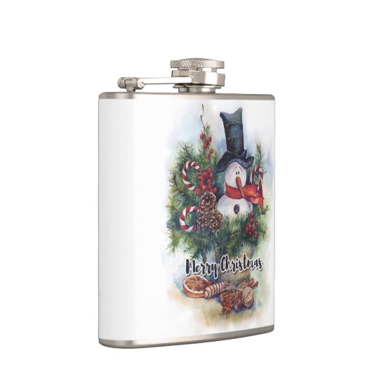 Vrolijk kerstfeest heupfles (Rechts)