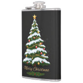 Vrolijk kerstfeest heupfles (Links)
