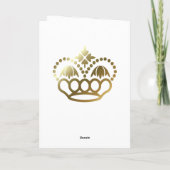 Vrolijk kerstfeest, historische uniformen, Royal E Feestdagen Kaart (Achterkant)