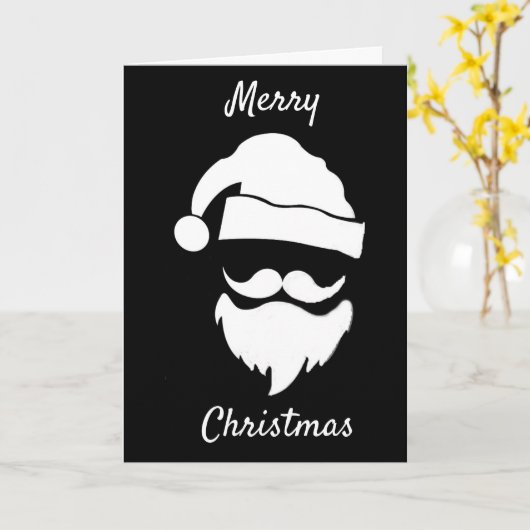 VROLIJK KERSTFEEST/HO HO HO GELUKKIG NIEUWJAAR KAART (Gele Bloem)