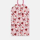 Vrolijk kerstfeest Ho Ho Santa Claus Cadeaulabel (Achterkant)