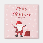 Vrolijk kerstfeest Ho Ho Santa Claus Magneet (Voorkant)