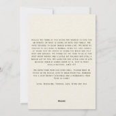 Vrolijk kerstfeest Holly Berries in de Miles Feestdagenkaart (Achterkant)