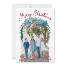 Vrolijk kerstfeest Holly Berry Aangepaste foto Arc