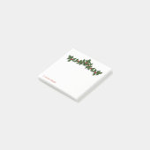 Vrolijk kerstfeest, Holly Berry Branches - Geperso Post-it® Notes (Schuin)