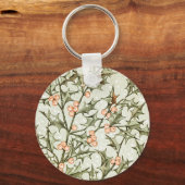 Vrolijk kerstfeest Holly Classic  Holiday Sleutelhanger (Voorkant)