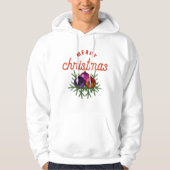 Vrolijk kerstfeest hoodie (Voorkant)