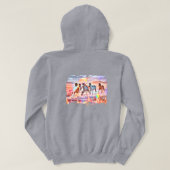 Vrolijk kerstfeest hoodie (Design achterkant)