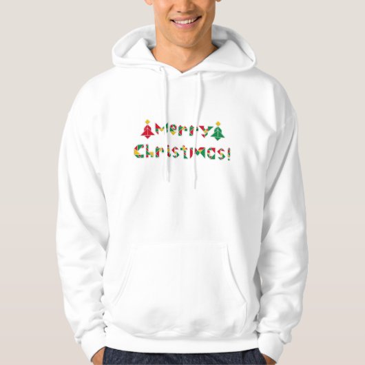 Vrolijk kerstfeest! hoodie (Voorkant)