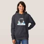 Vrolijk kerstfeest hoodie (Voorkant volledig)