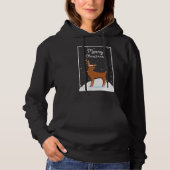 Vrolijk kerstfeest hoodie (Voorkant)