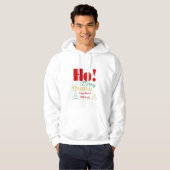 Vrolijk kerstfeest hoodie (Voorkant volledig)