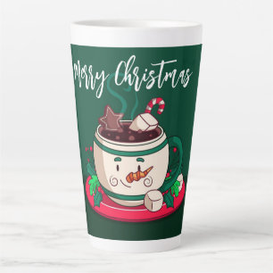 Vrolijk Kerstfeest Hot Chocolate Snowman Mok