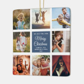 Vrolijk kerstfeest houden we van je mama Foto Coll Keramisch Ornament (Links)