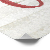 Vrolijk kerstfeest | Hout Whitewash Poster (Hoek)