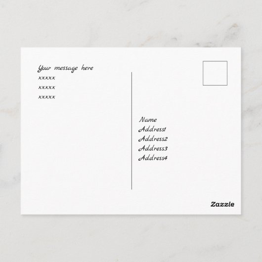 Vrolijk kerstfeest Hyvää joulua Fins Briefkaart (Achterkant)