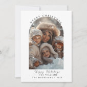 Vrolijk Kerstfeest I Happy Holiday Photo Holiday K Feestdagenkaart (Voorkant)